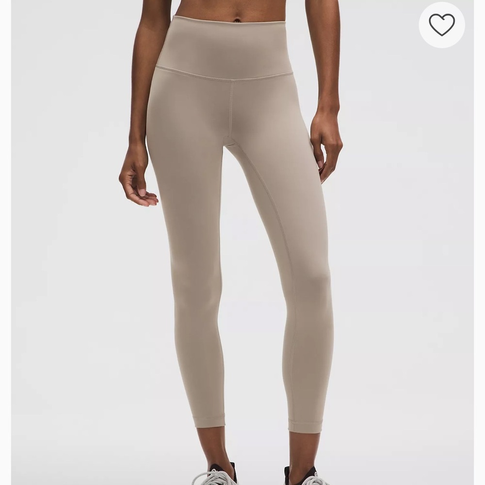 lululemon Wunder Train High-Rise Tight 25", Warm Ash Grey, 4